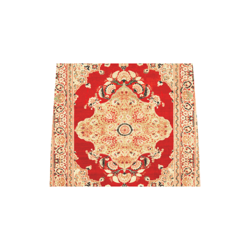 Persian Carpet Hadji Jallili Tabriz Red Gold Boston Handbag (Model 1621)