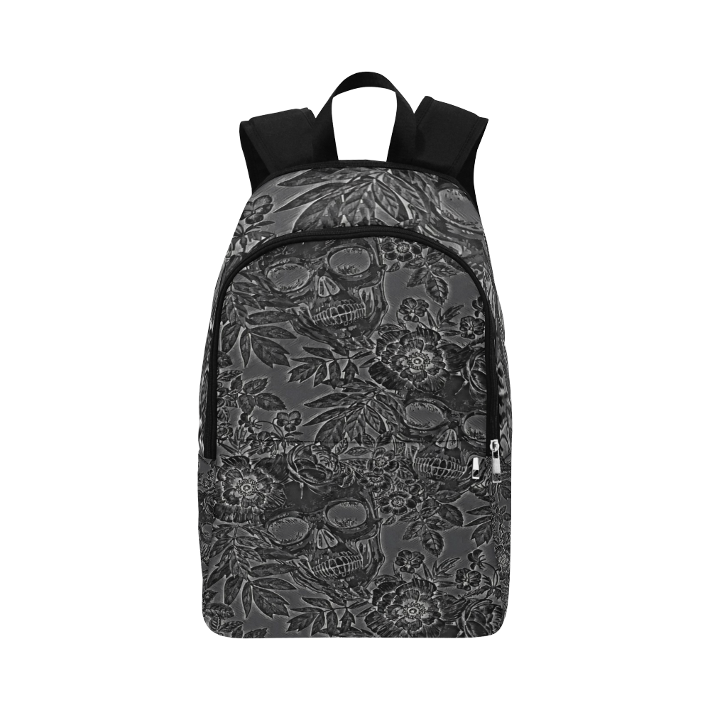 Woke Skulls Festival Adamantite Black Fabric Backpack for Adult (Model 1659)