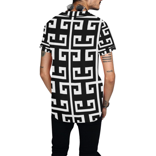 Classic All Over Print Baseball Jersey for Men (Model T50)