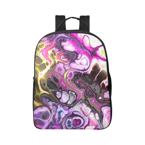 Colorful Marble Design Popular Fabric Backpack (Model 1683)