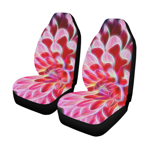 Pink Chrysanthemum Topaz Car Seat Covers (Set of 2)