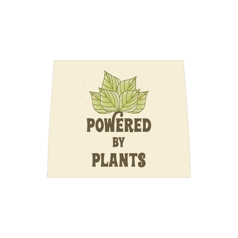Powered by Plants (vegan) Boston Handbag (Model 1621)