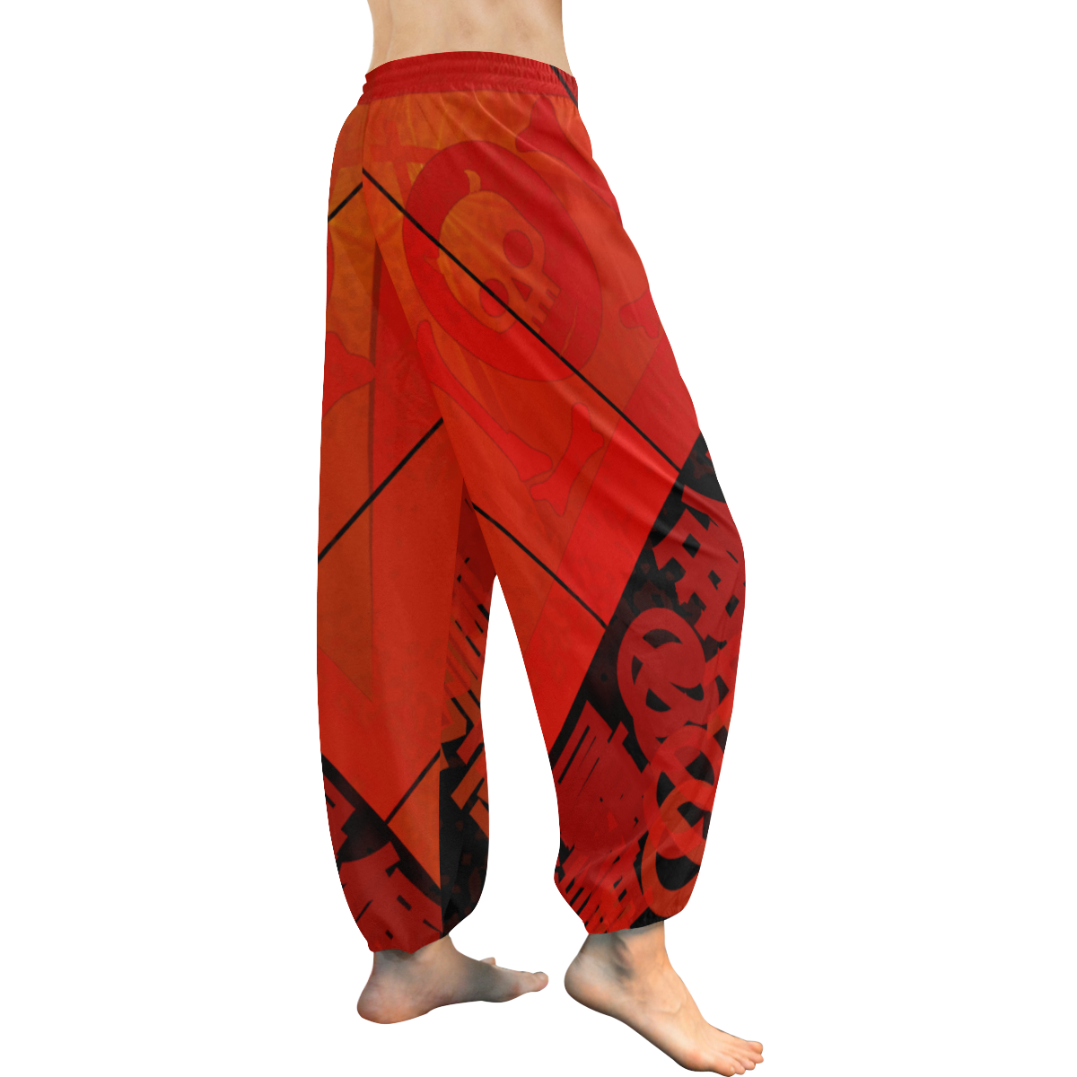 The Lowest of Low Japanese Banner Women's All Over Print Harem Pants (Model L18)
