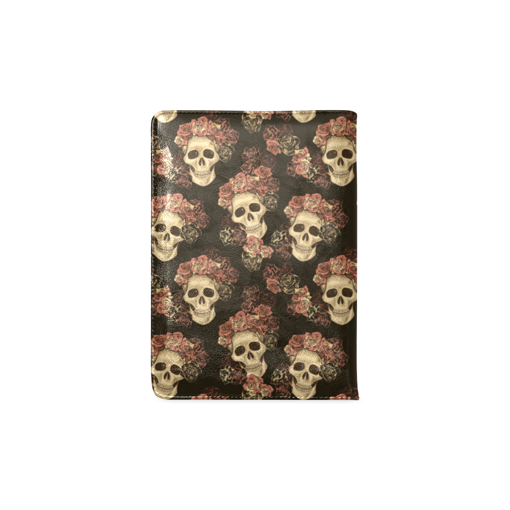 Skull and Rose Pattern Custom NoteBook A5