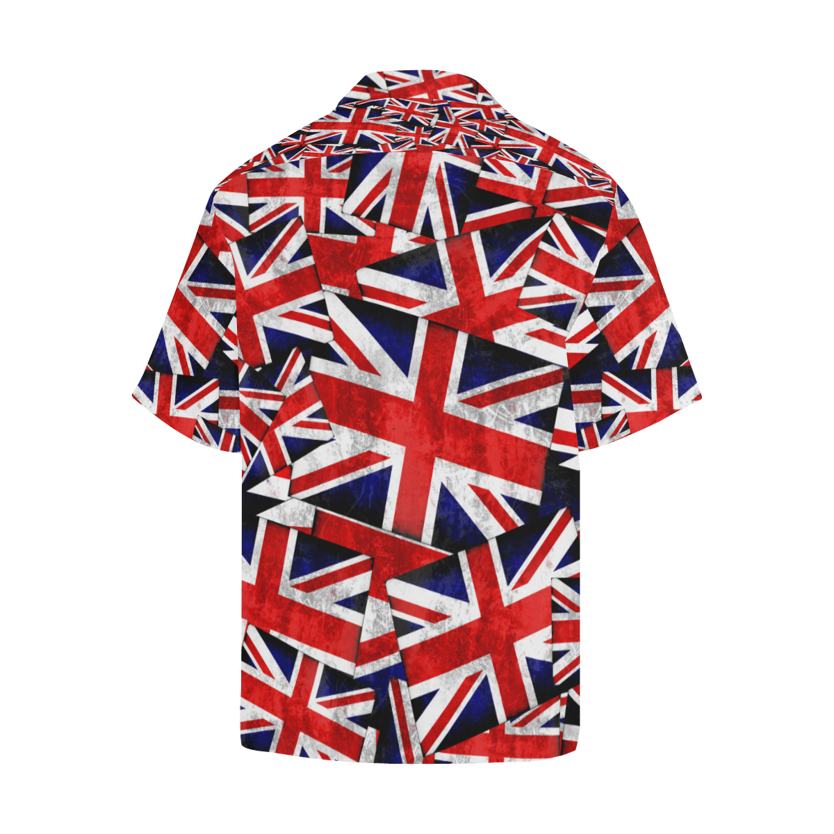 トップス Union Jack Whole Pattern Shirt Patriotic Apparel: Union Jack British Flag Printed Men's T