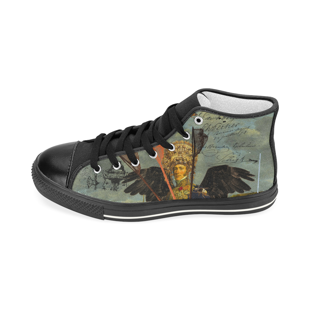 THE YOUNG KING ALT. 2 II Women's Classic High Top Canvas Shoes (Model 017)