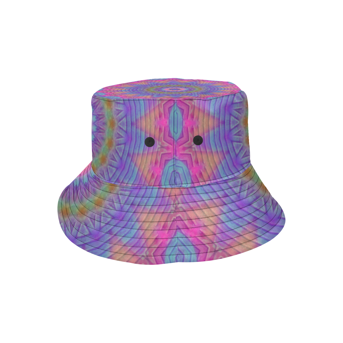 Be Happy Mandala All Over Print Bucket Hat