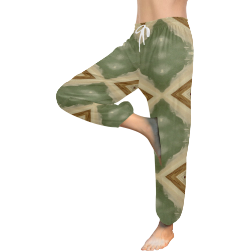 Geometric Camo Women's All Over Print Harem Pants (Model L18)