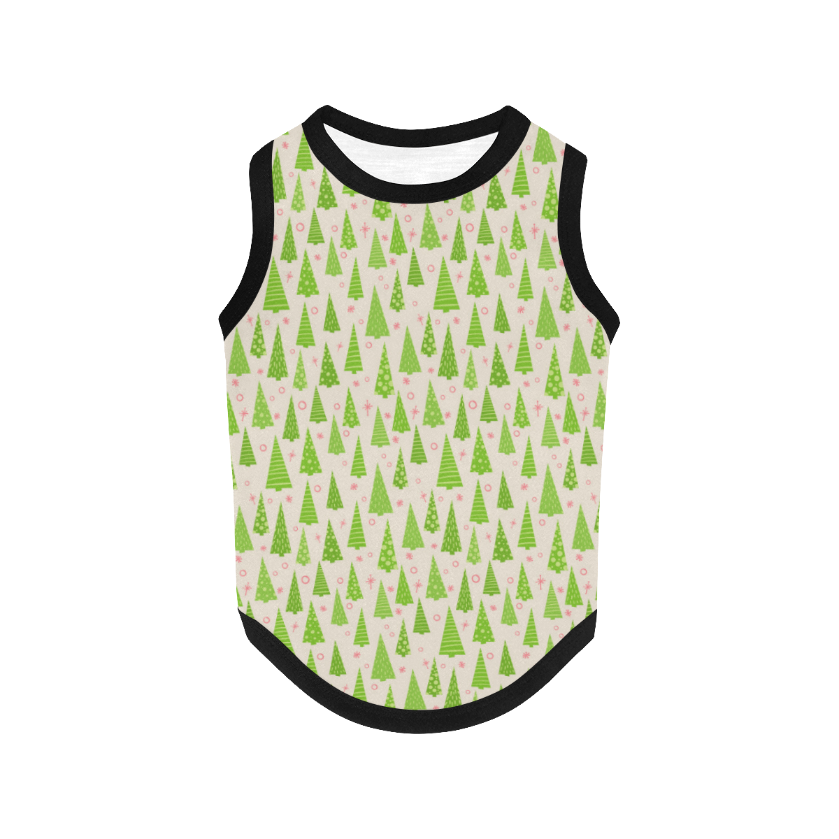 Christmas Trees Forest All Over Print Pet Tank Top