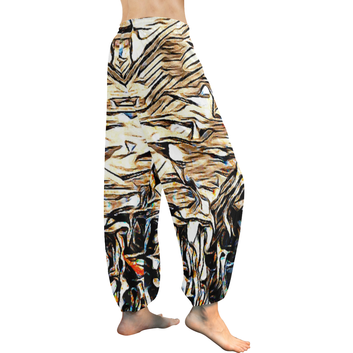 Beach Jazz Women's All Over Print Harem Pants (Model L18)