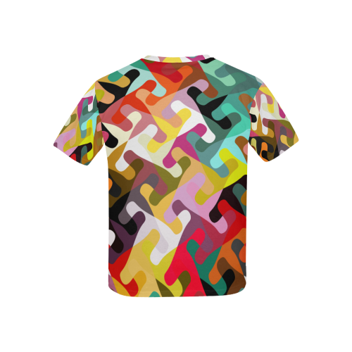 Colorful shapes Kids' All Over Print T-shirt (USA Size) (Model T40)