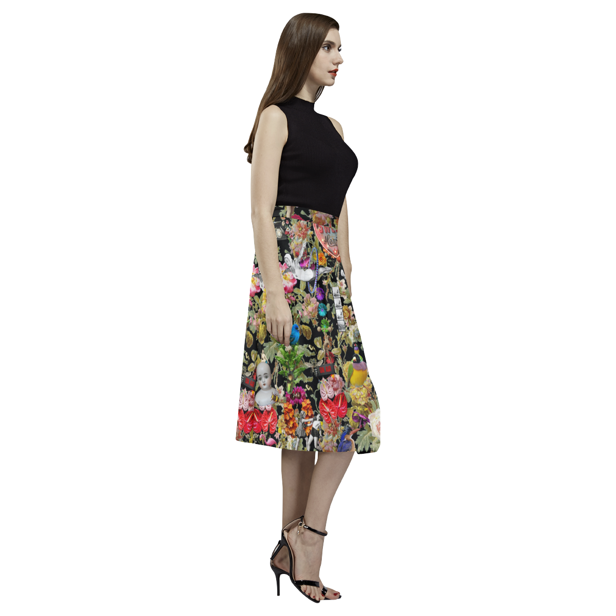 Let me Count the Ways Aoede Crepe Skirt (Model D16)