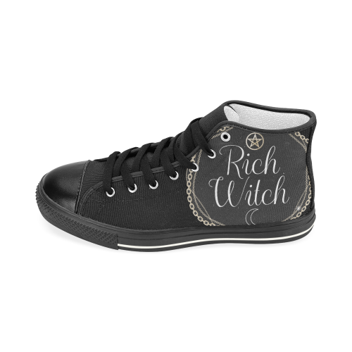 rich witch hi tops Men’s Classic High Top Canvas Shoes (Model 017)