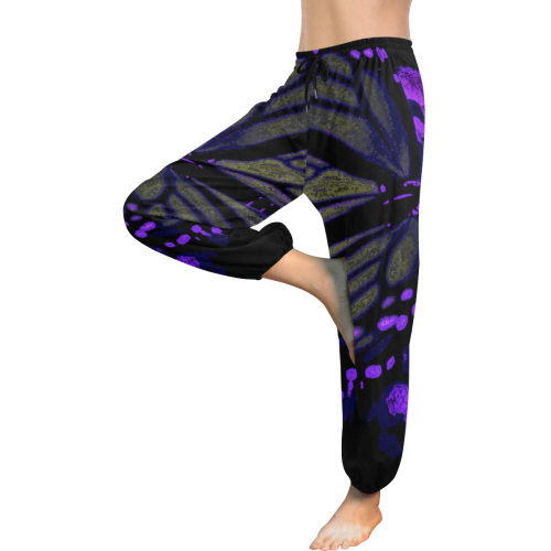 PURFLI Women's All Over Print Harem Pants (Model L18)