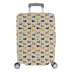 Mixed Weenies Luggage Cover/Large 26"-28"