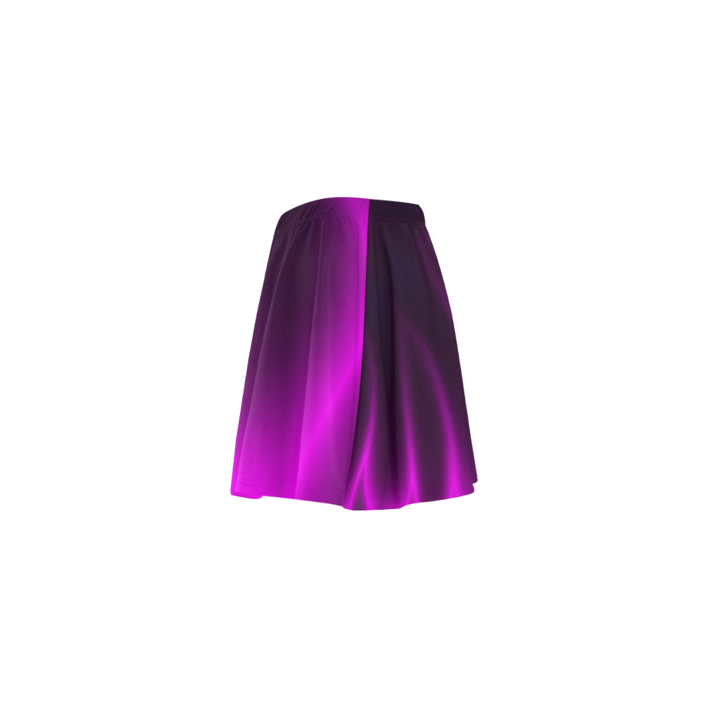 Purple Blossom Mini Skating Skirt (Model D36)