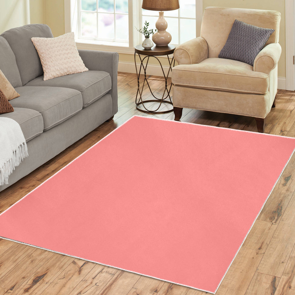 color light red Area Rug7'x5'