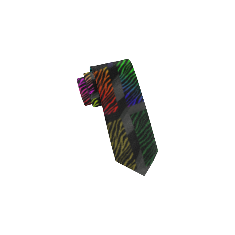 Ripped SpaceTime Stripes Collection Classic Necktie (Two Sides)