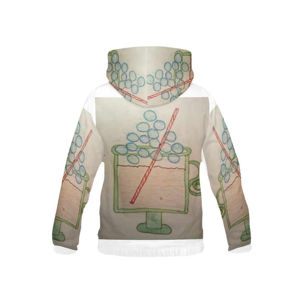 root beer float All Over Print Hoodie for Kid (USA Size) (Model H13)