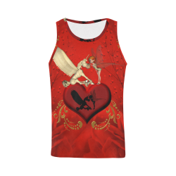 Cute fairy with pegasus All Over Print Tank Top for Men (Model T43)