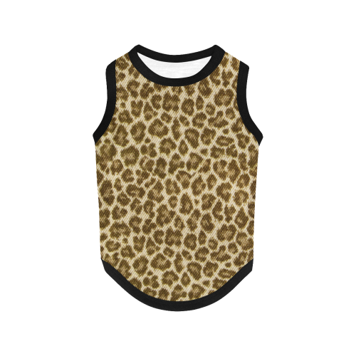 Halloween Leopard Fabric Pattern All Over Print Pet Tank Top