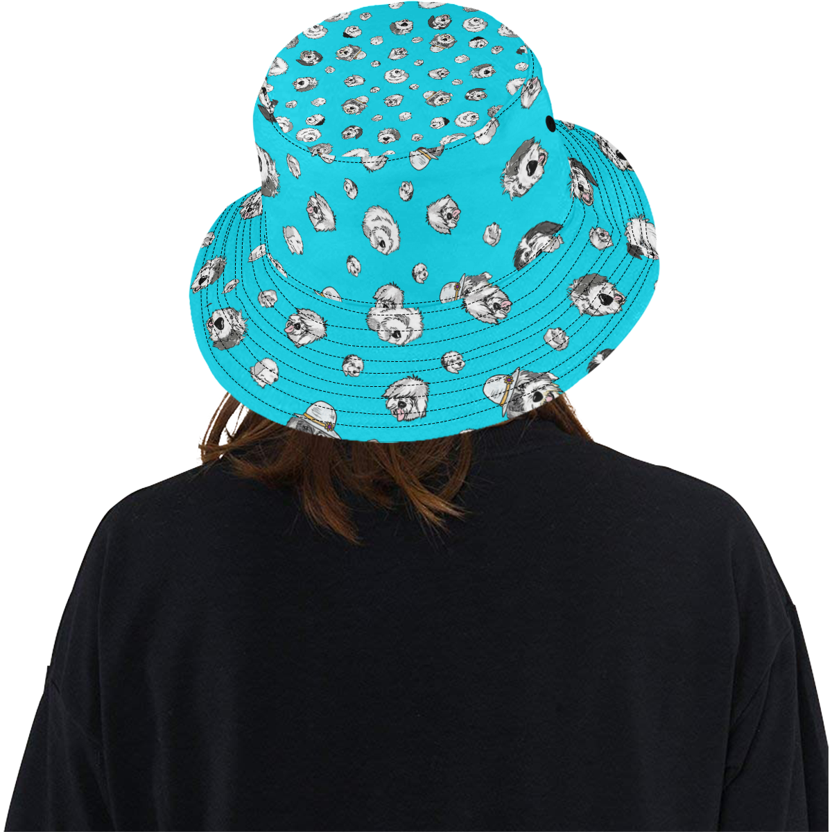 SHEEPIE HEADS Sky blue All Over Print Bucket Hat