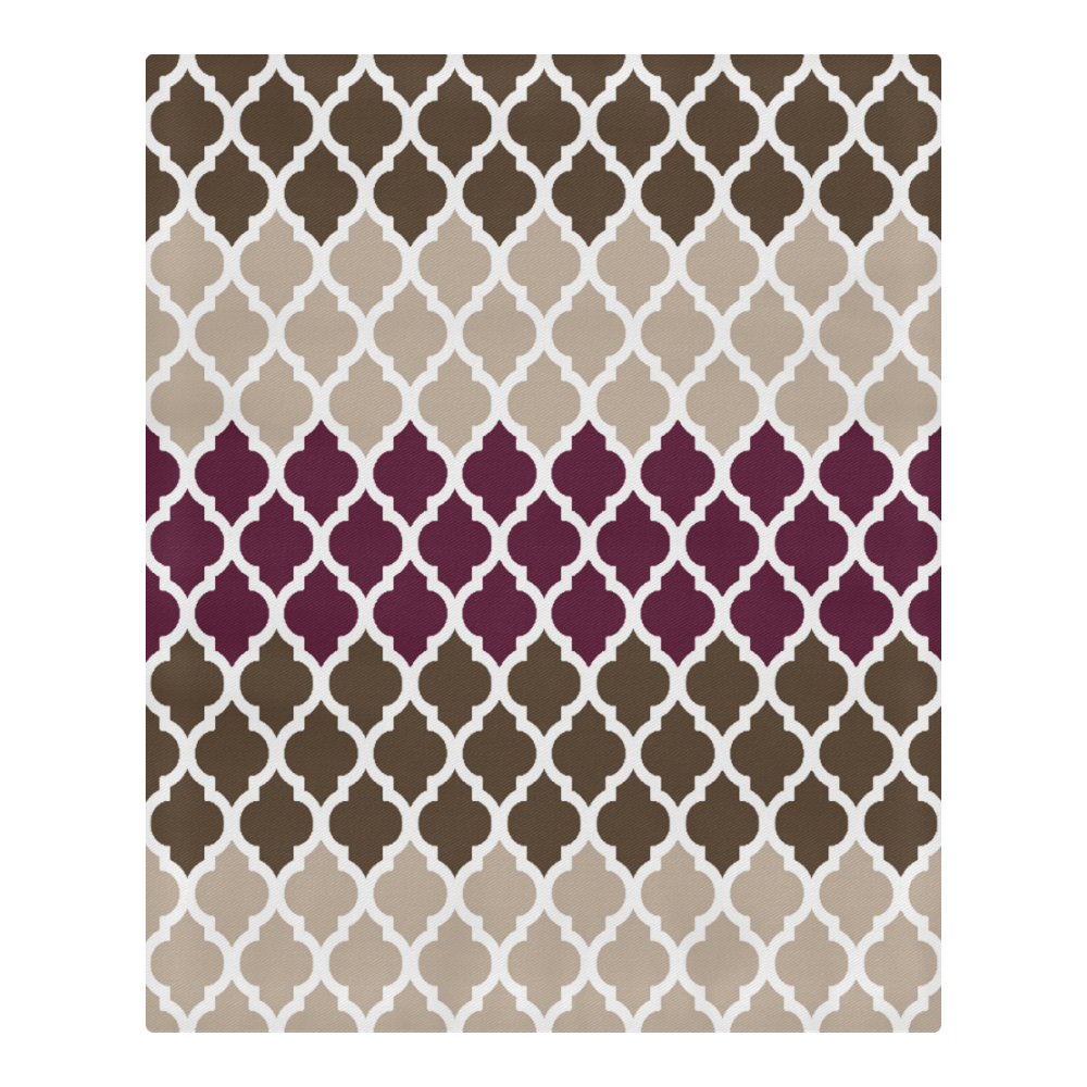 stripe lace pattern 3-Piece Bedding Set