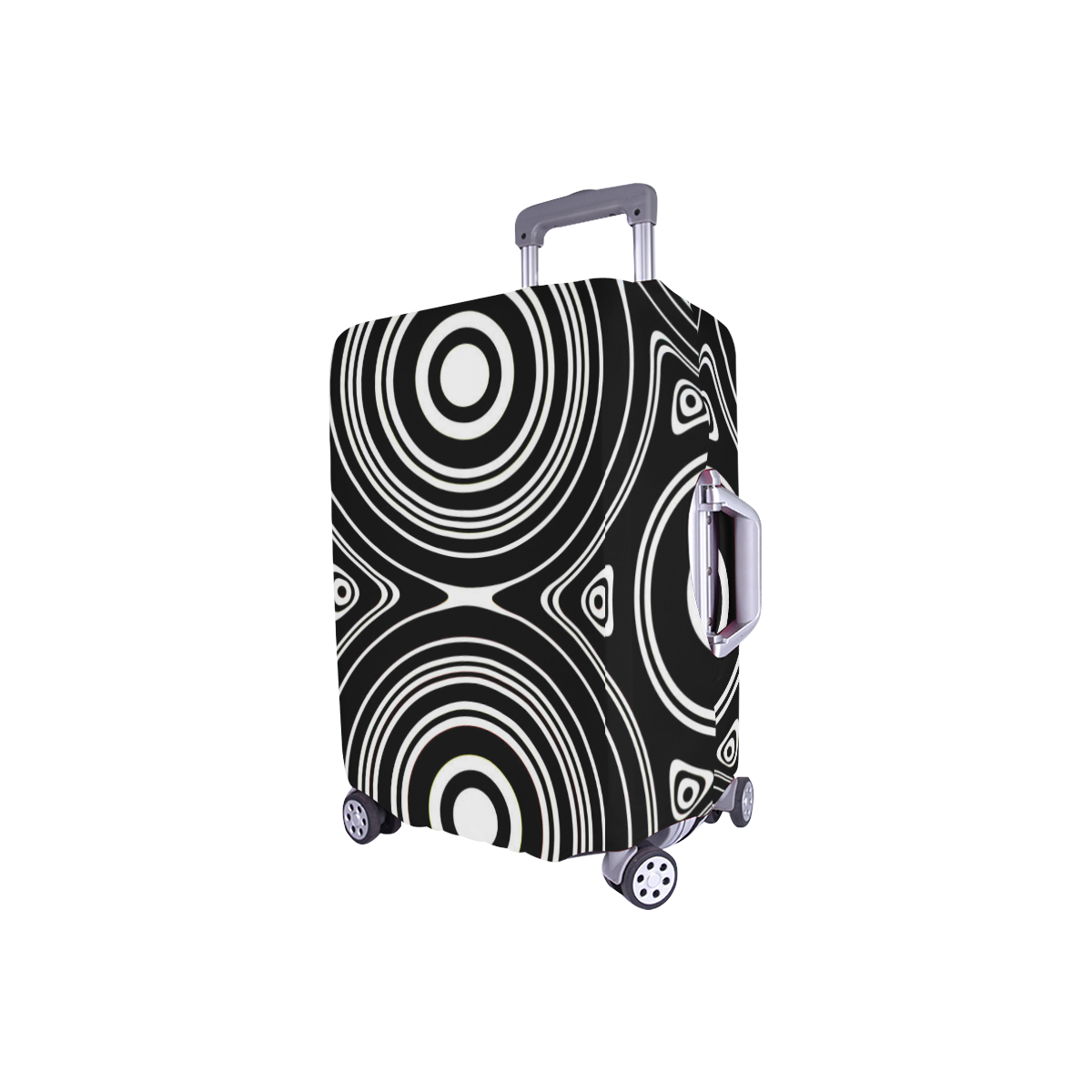 Concentric Circle Pattern Luggage Cover/Small 18"-21"