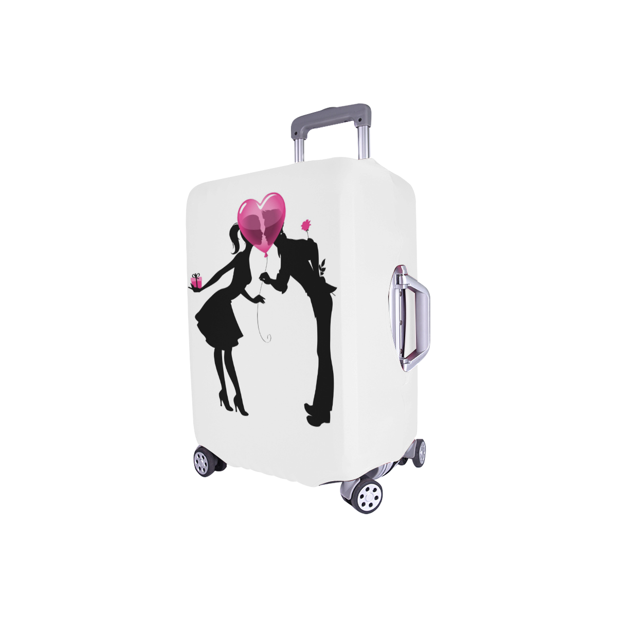 Couple Luggage Cover Luggage Cover/Small 18"-21"