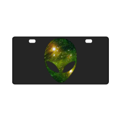 Cosmic Alien - Galaxy - Stars License Plate
