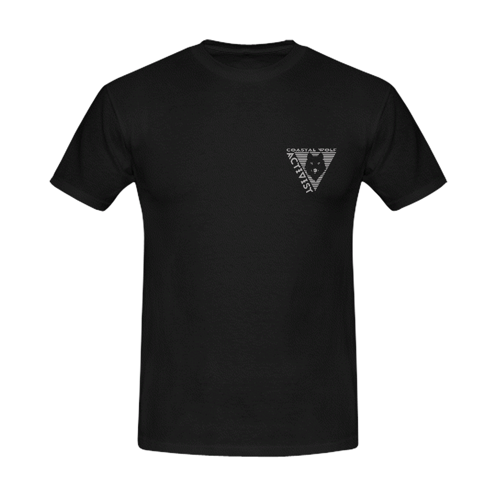 Wolf Activist Men's Slim Fit T-shirt (Model T13)