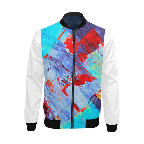 oil_k All Over Print Bomber Jacket for Men (Model H19)