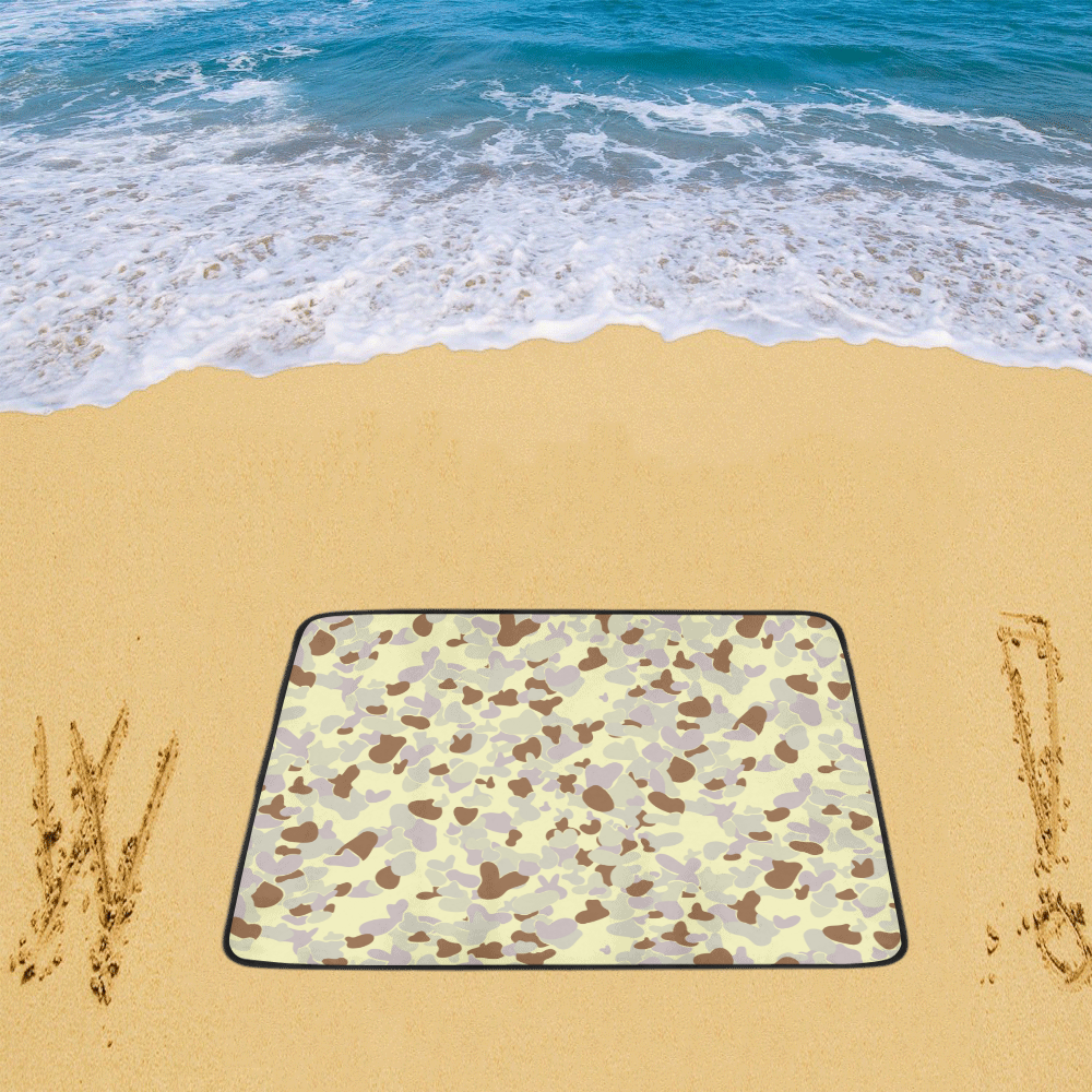 Desert AUSCAM MKII camouflage Beach Mat 78"x 60"