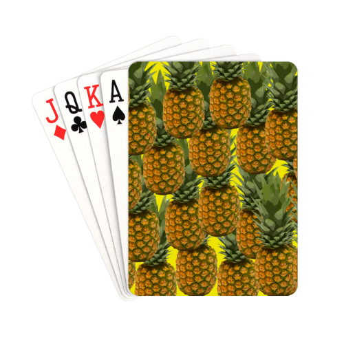 tropical pineapple Playing Cards 2.5"x3.5"