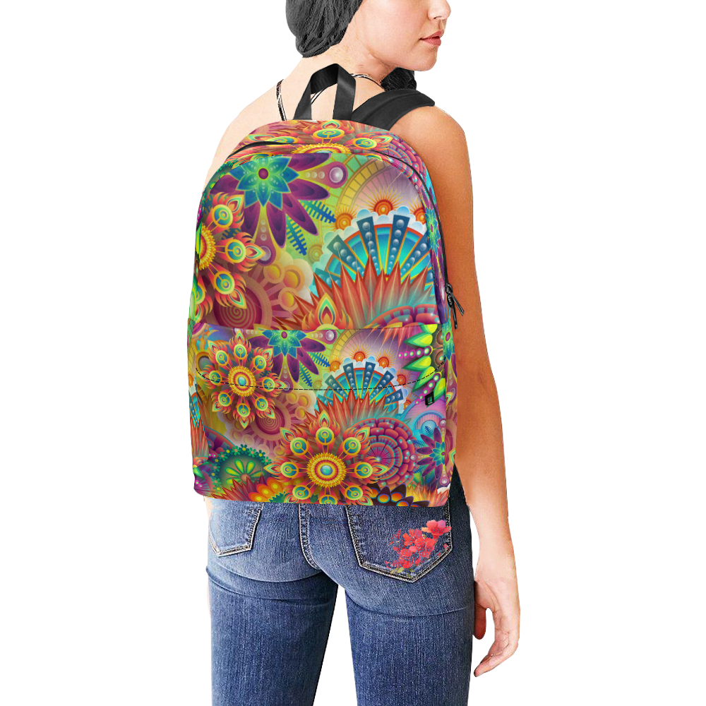 Colorful Abstract Unisex Classic Backpack (Model 1673)