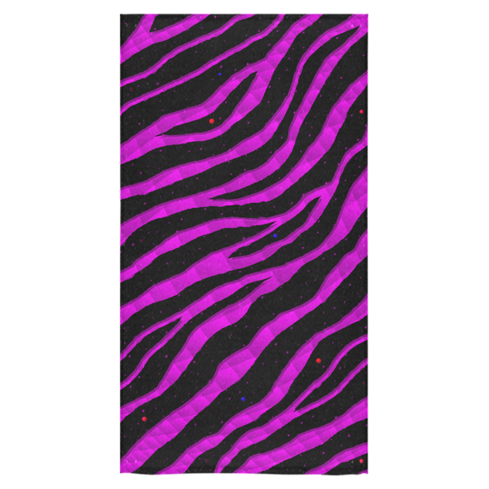 Ripped SpaceTime Stripes - Pink Bath Towel 30"x56"