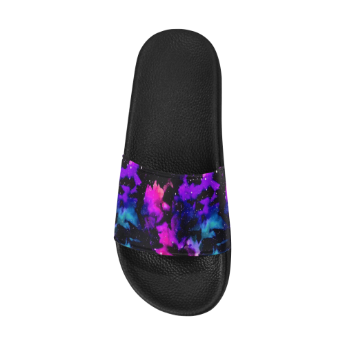 Dawn Tie Dye Galaxy Women's Slide Sandals (Model 057)