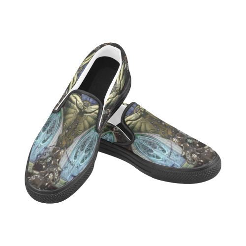 corinne c2 Women's Slip-on Canvas Shoes (Model 019)