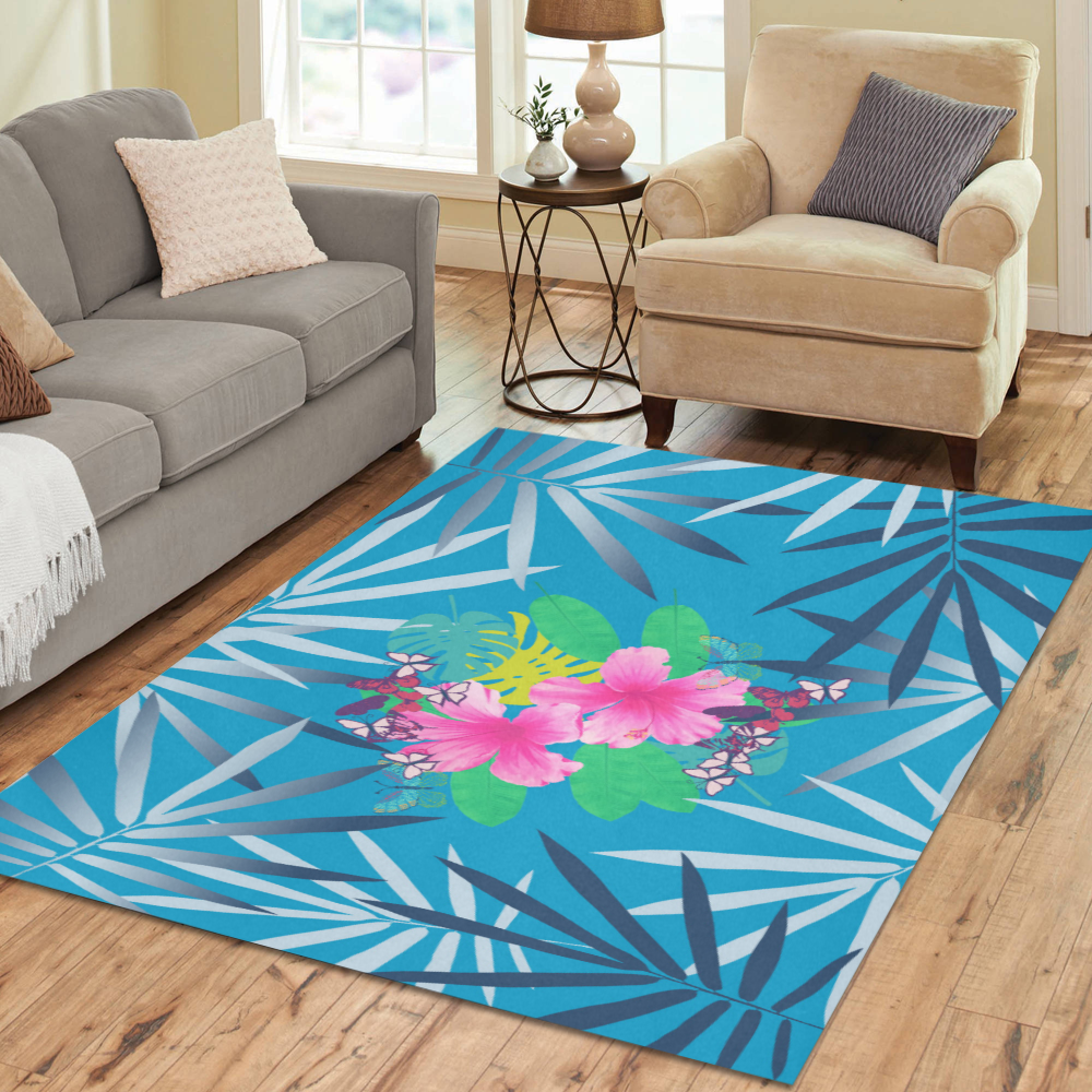 Floral Happiness Area Rug7'x5'
