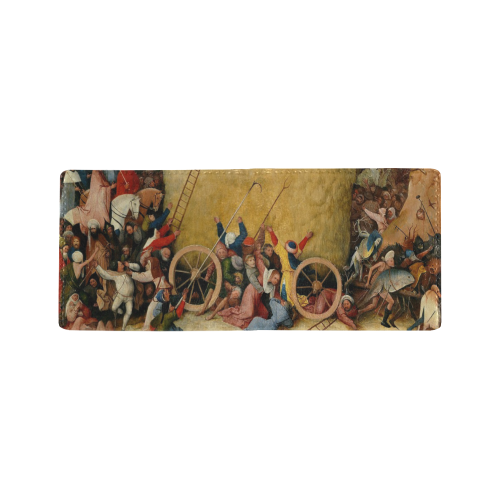 Hieronymus Bosch-The Haywain Triptych 2 Mini Bifold Wallet (Model 1674)