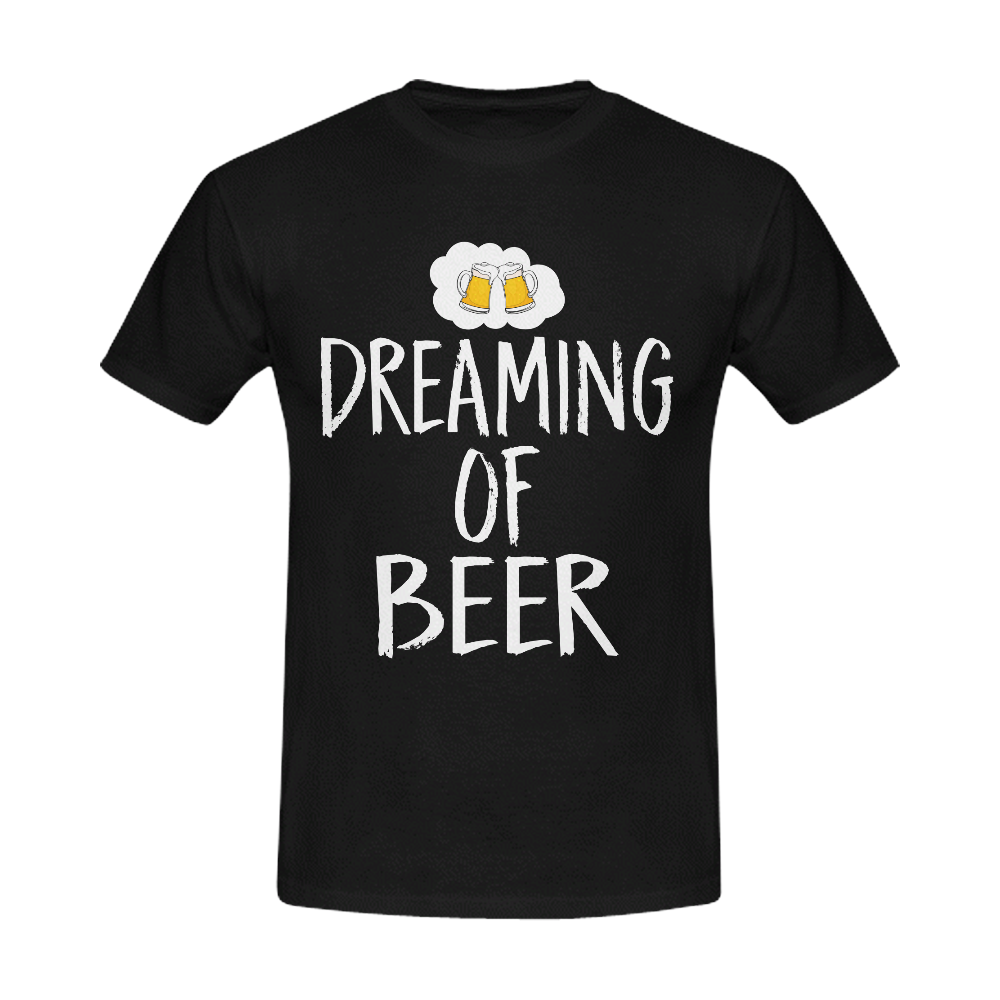 Dreaming of Beer T-Shirt Men's Slim Fit T-shirt (Model T13)