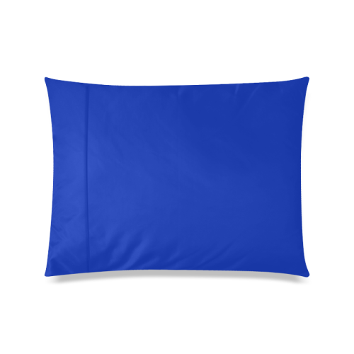 Cobalt Blue Custom Zippered Pillow Case 20"x26"(Twin Sides)