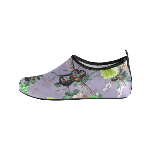 Psychedelic Beescape Women's Slip-On Water Shoes (Model 056)