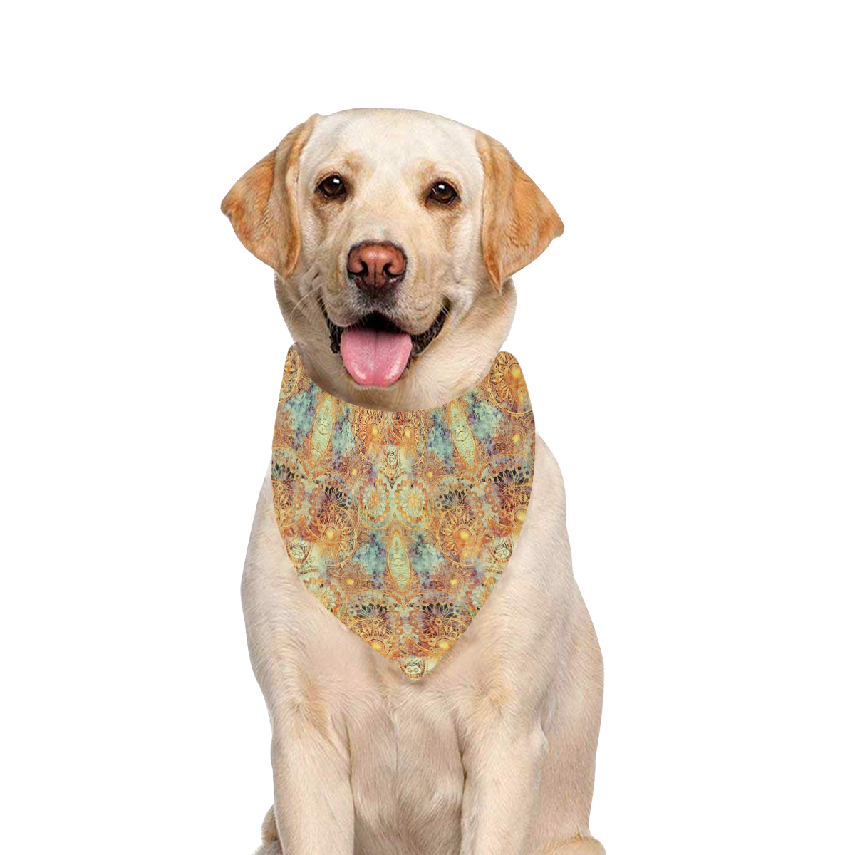 Royal Pattern by K.Merske Pet Dog Bandana/Large Size