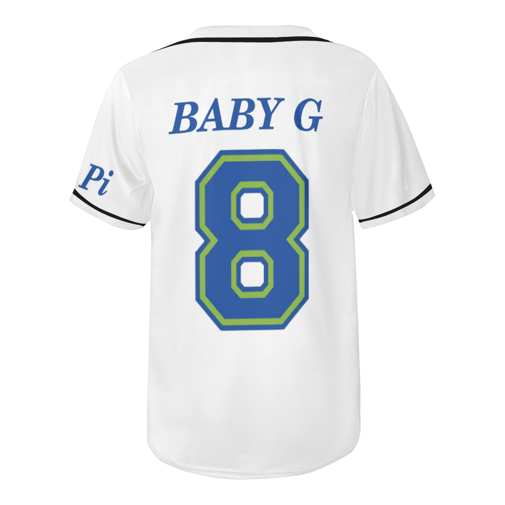 Baby G All Over Print Baseball Jersey for Men (Model T50)