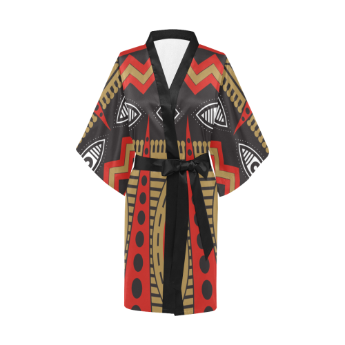 Geo Illuminati Tribal Kimono Robe