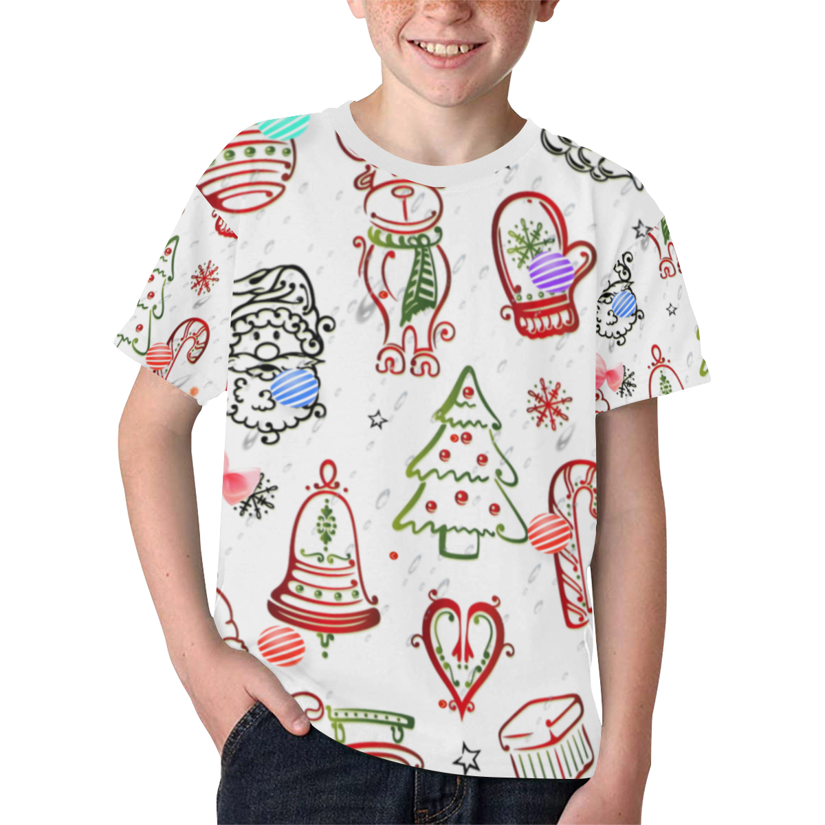 Xmas Kids Shirt Kids' All Over Print T-shirt (Model T65)