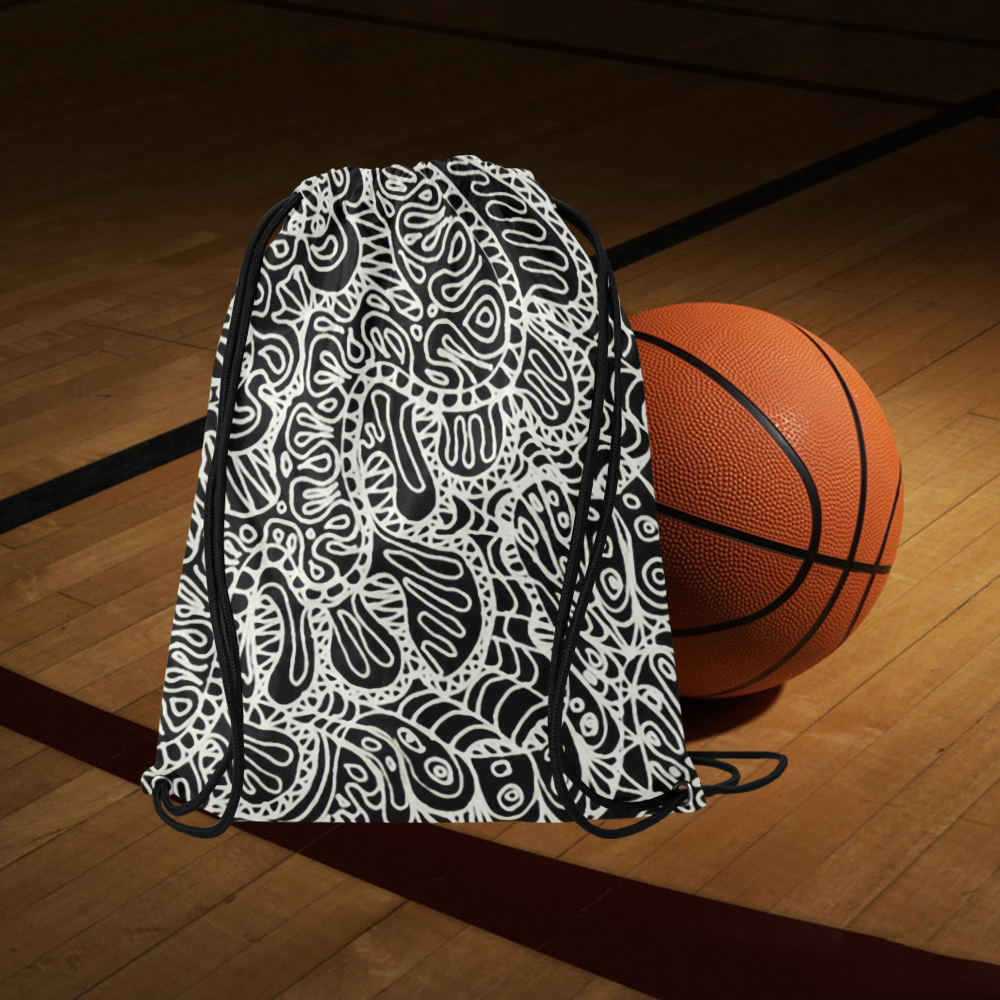 Doodle Style G361 Large Drawstring Bag Model 1604 (Twin Sides)  16.5"(W) * 19.3"(H)