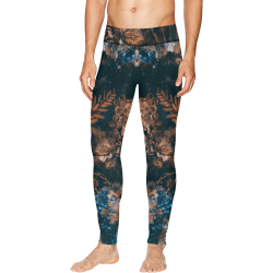 flowers #flowers #pattern Men's All Over Print Leggings (Model L38)