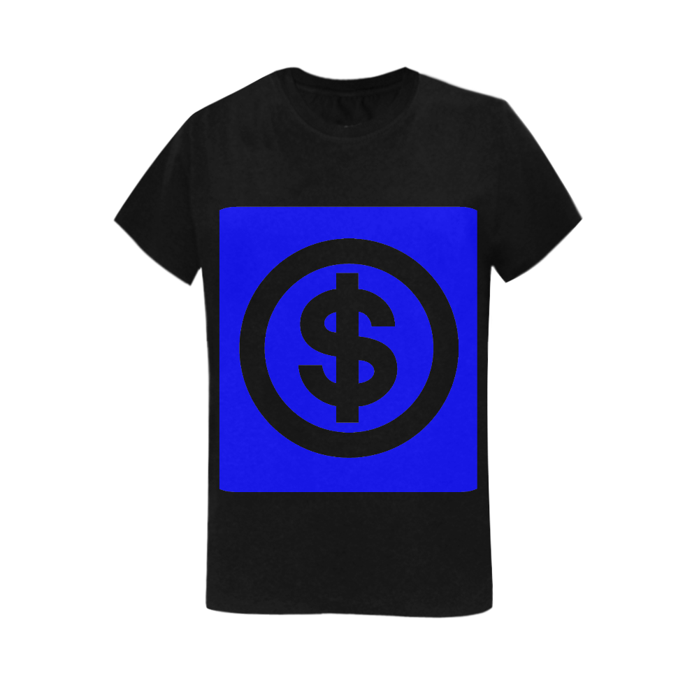 DOLLAR SIGNS 2 Women's T-Shirt in USA Size (Two Sides Printing)